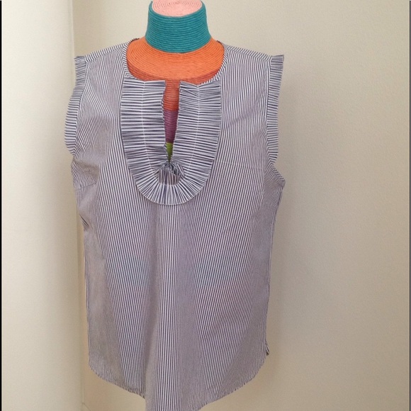 NWT J. CREW RUFFLE TOP - Picture 3 of 7